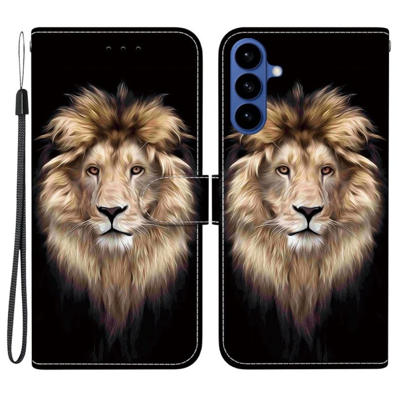 Flip Case Leren Samsung Galaxy S26 Leeuw