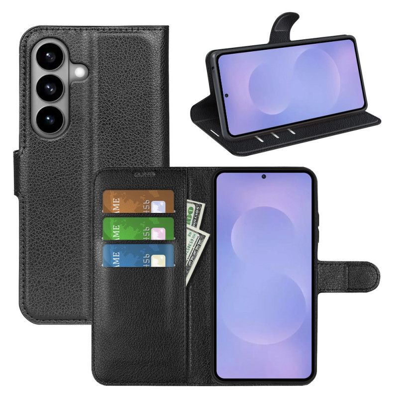 Flip Case Leren Samsung Galaxy S26 Lychee Kunstleer