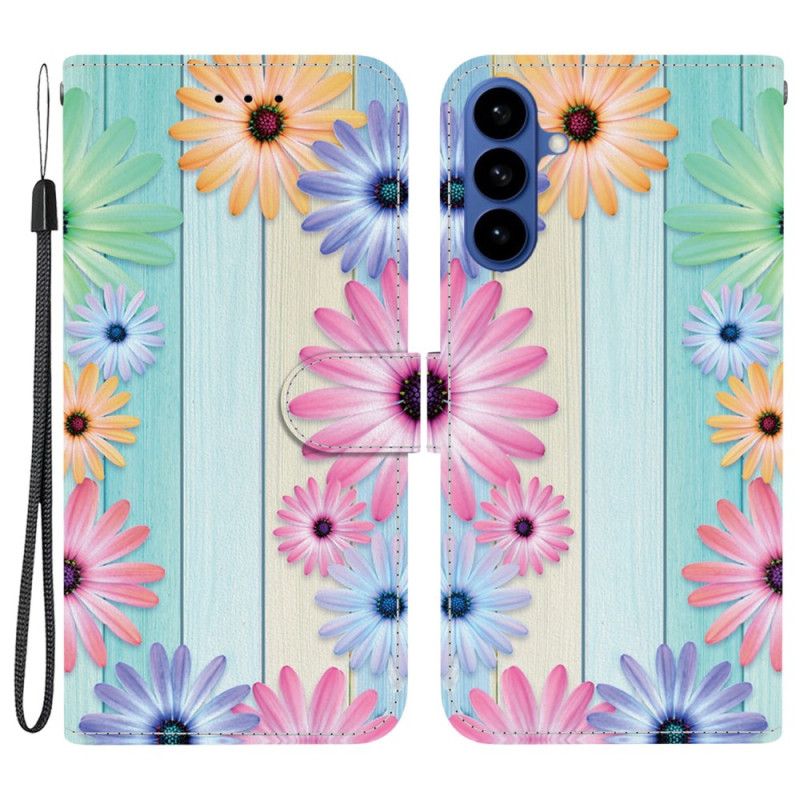 Folio-hoesje Samsung Galaxy S26 Kleurrijke Zonnebloemen