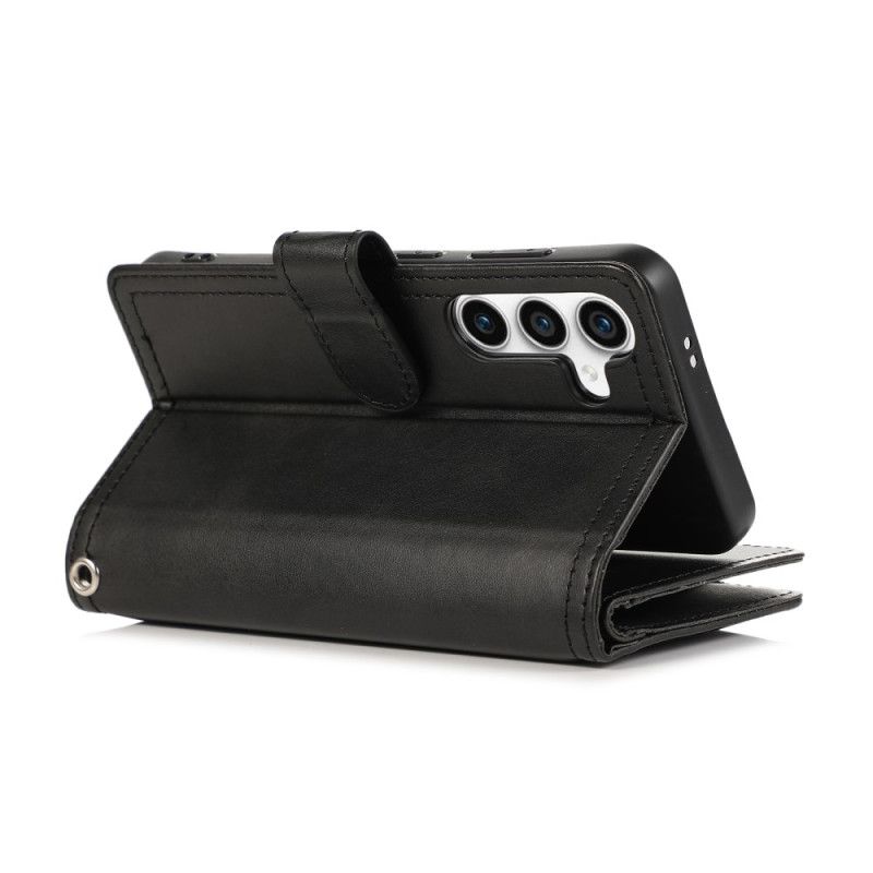 Folio-hoesje Samsung Galaxy S26 Magnetische Portemonnee En Koord