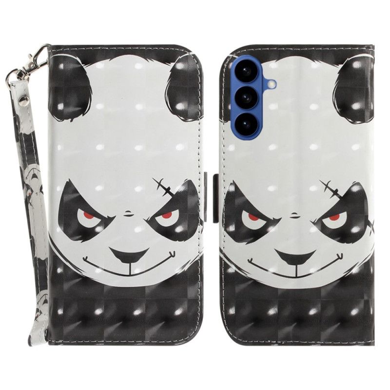 Folio-hoesje Samsung Galaxy S26 Sleutelkoord Met Boze Panda