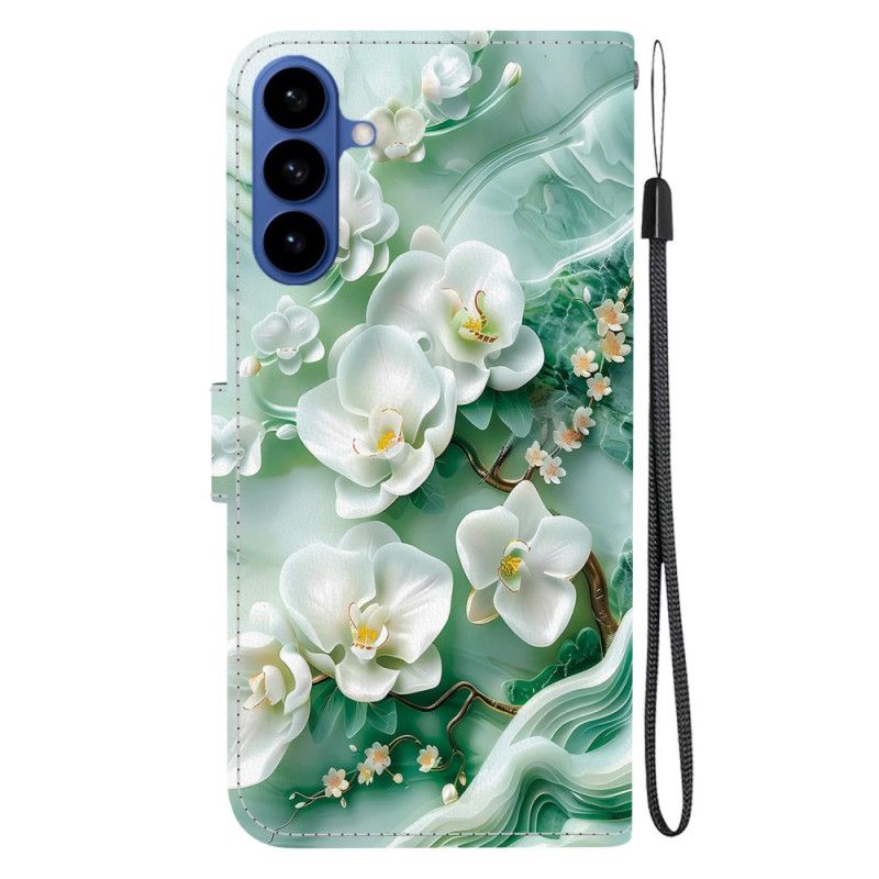 Folio-hoesje Samsung Galaxy S26 Telefoonhoesje Jade Bloemen