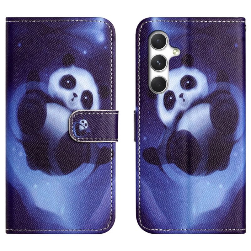 Folio-hoesje Samsung Galaxy S26 Telefoonhoesje Ruimtepanda