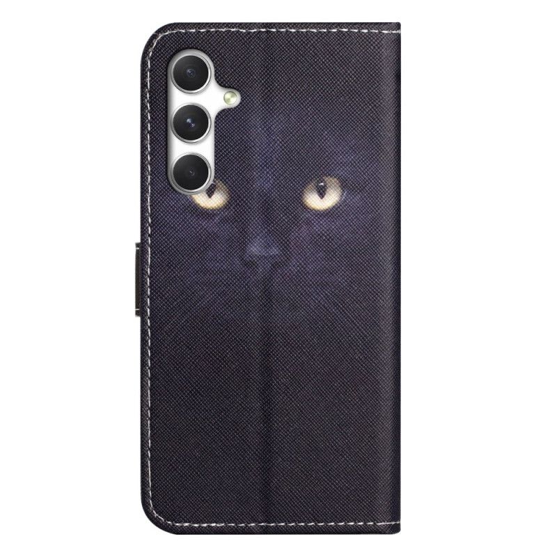 Folio-hoesje Samsung Galaxy S26 Telefoonhoesje Zwarte Kat