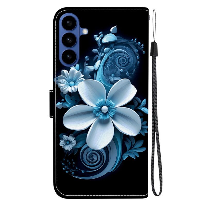 Folio-hoesje Samsung Galaxy S26 Telefoonhoesje Zwarte Orchidee