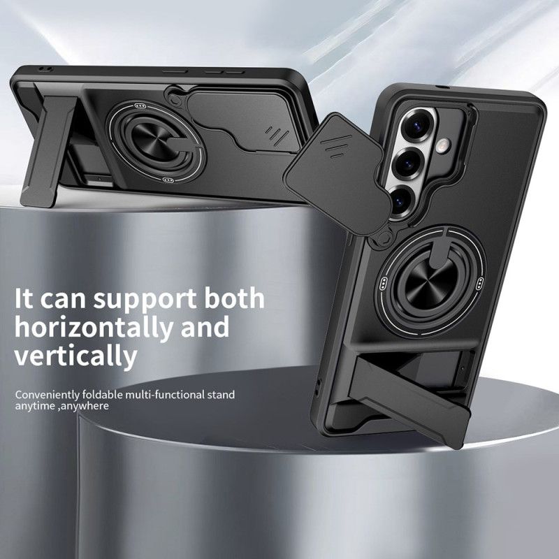 Hoesje Samsung Galaxy S26 Magnetische Opvouwbare Ringhouder En Camerabeschermer