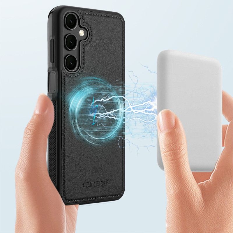 Hoesje Samsung Galaxy S26 Magnetische Portemonnee Met Leereffect Lc.imeeke