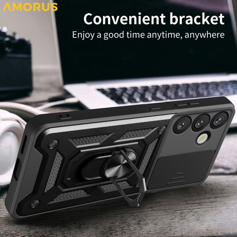 Hoesje Samsung Galaxy S26 Schuifbare Camerahoes En Geïntegreerde Standaard