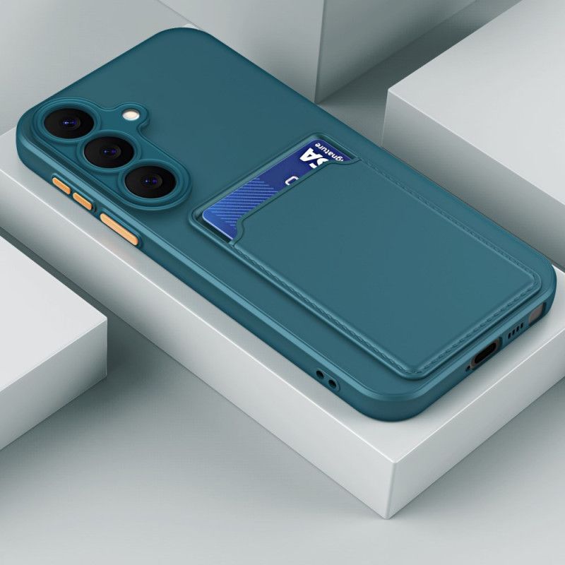 Hoesje Samsung Galaxy S26 Siliconen Met Kaarthouder Bescherming Hoesje