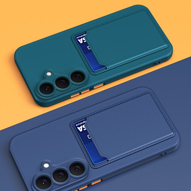 Hoesje Samsung Galaxy S26 Siliconen Met Kaarthouder Bescherming Hoesje