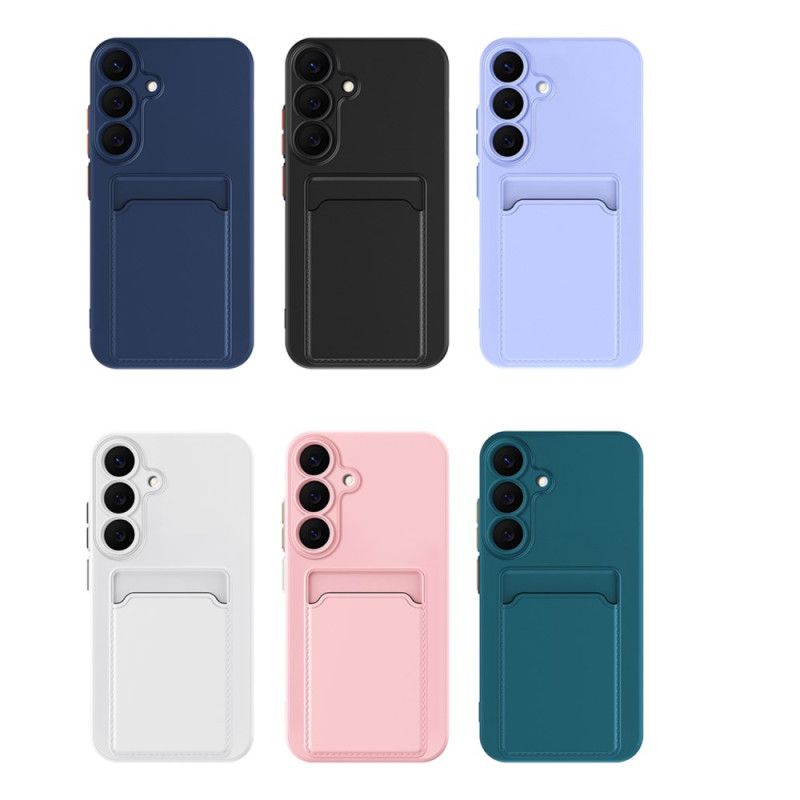 Hoesje Samsung Galaxy S26 Siliconen Met Kaarthouder Bescherming Hoesje