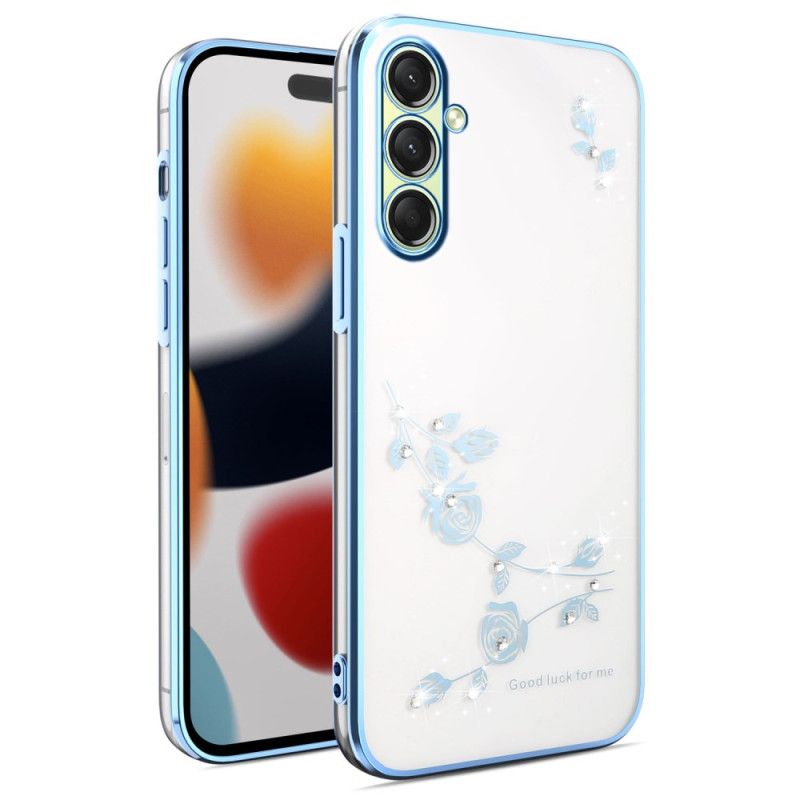 Hoesje Samsung Galaxy S26 Strass-steentjes En Bloemen Kadem Bescherming Hoesje