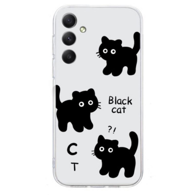 Hoesje Samsung Galaxy S26 Zwarte Katten
