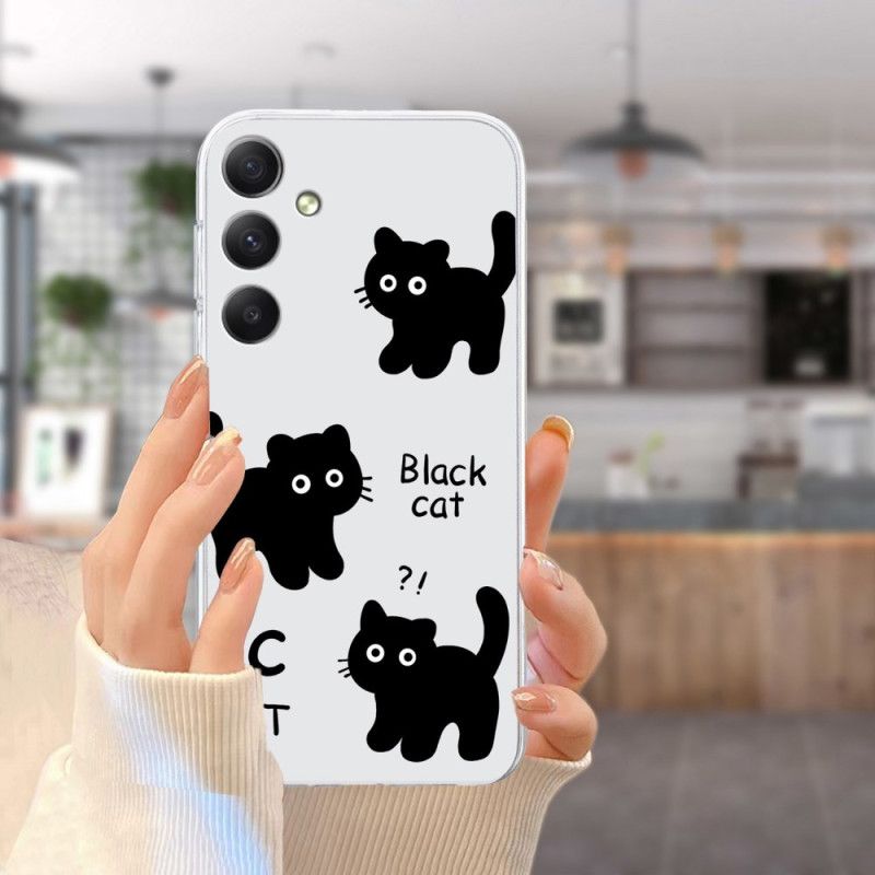 Hoesje Samsung Galaxy S26 Zwarte Katten
