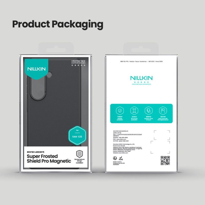 Hoesje Voor Samsung Galaxy S26 Nillkin Super Frosted Shield Magnetische Portemonnee