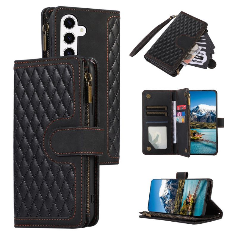 Leren Hoesje Voor Samsung Galaxy S26 Portemonnee Met 9 Kaartsleuven