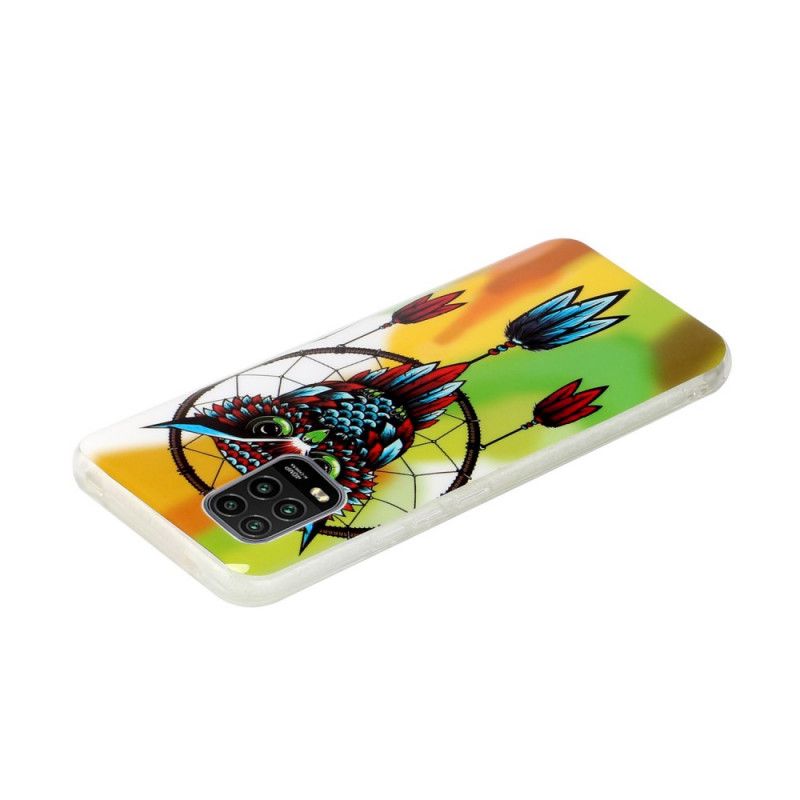 Hoesje voor Xiaomi Mi 10 Lite Fluorescerende Uil Dromenvanger