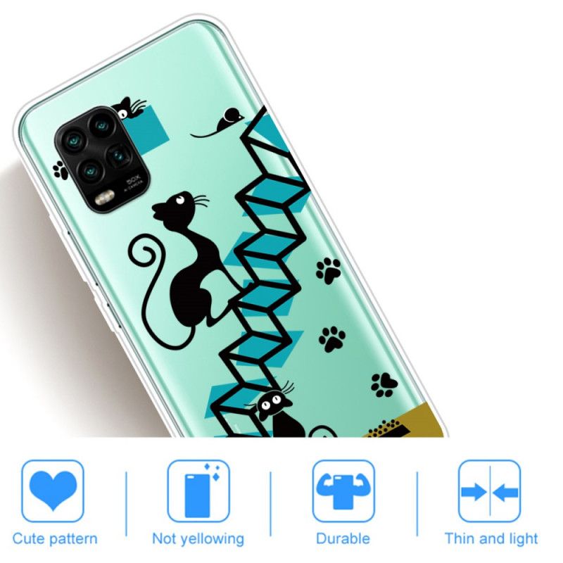 Hoesje voor Xiaomi Mi 10 Lite Grappige Katten