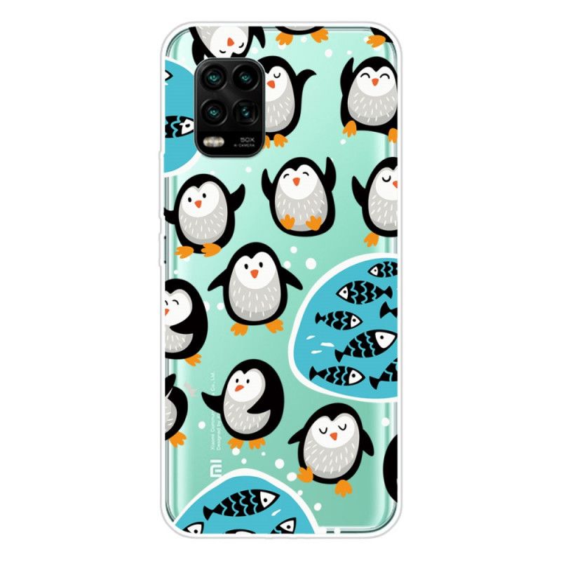 Hoesje voor Xiaomi Mi 10 Lite Pinguïns En Vissen