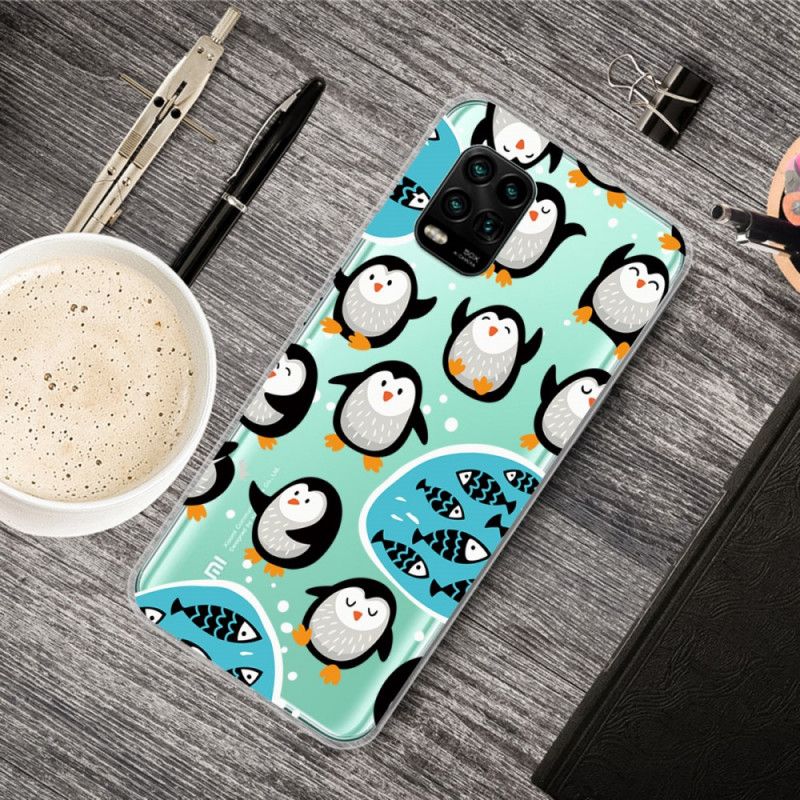 Hoesje voor Xiaomi Mi 10 Lite Pinguïns En Vissen