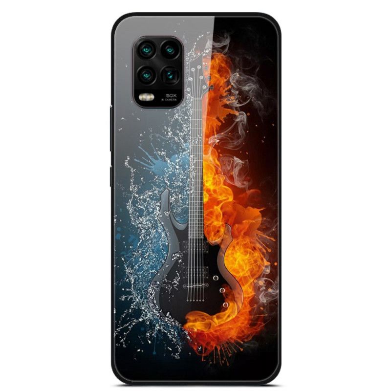 Hoesje Xiaomi Mi 10 Lite Gitaar Gehard Glas