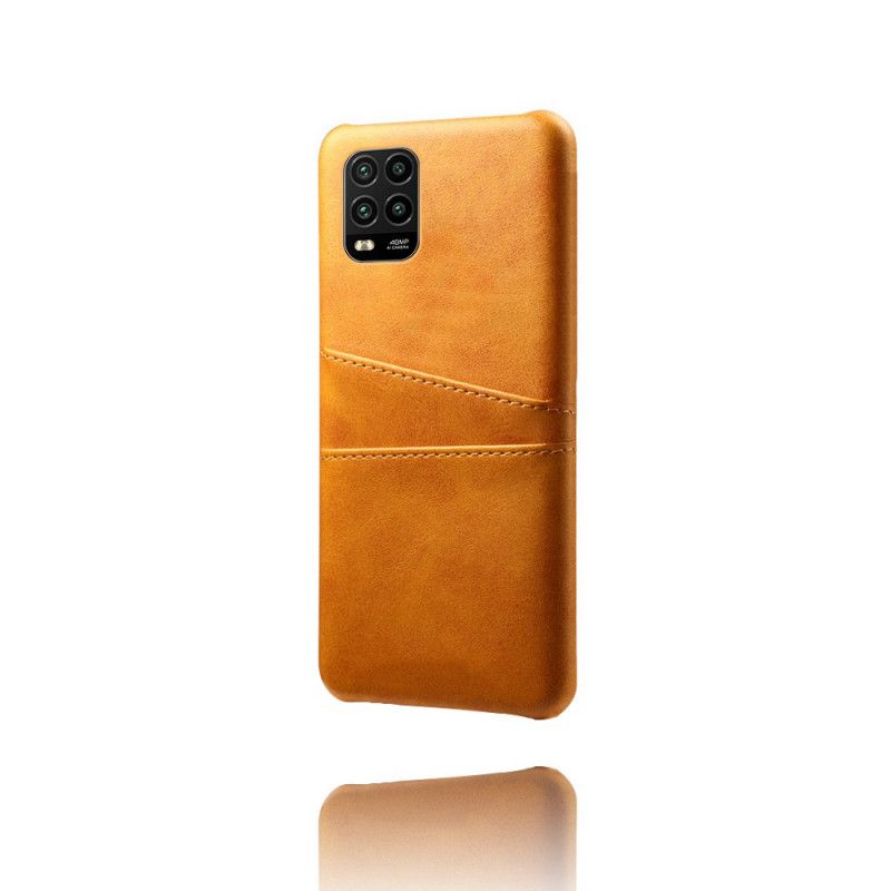 Hoesje Xiaomi Mi 10 Lite Grijs Zwart Kaarthouder
