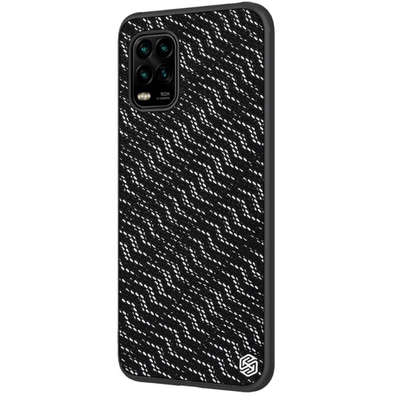 Hoesje Xiaomi Mi 10 Lite Grijs Zwart Oogverblindende Nillkin