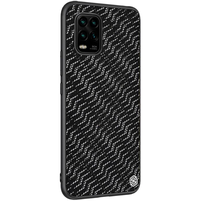 Hoesje Xiaomi Mi 10 Lite Grijs Zwart Oogverblindende Nillkin