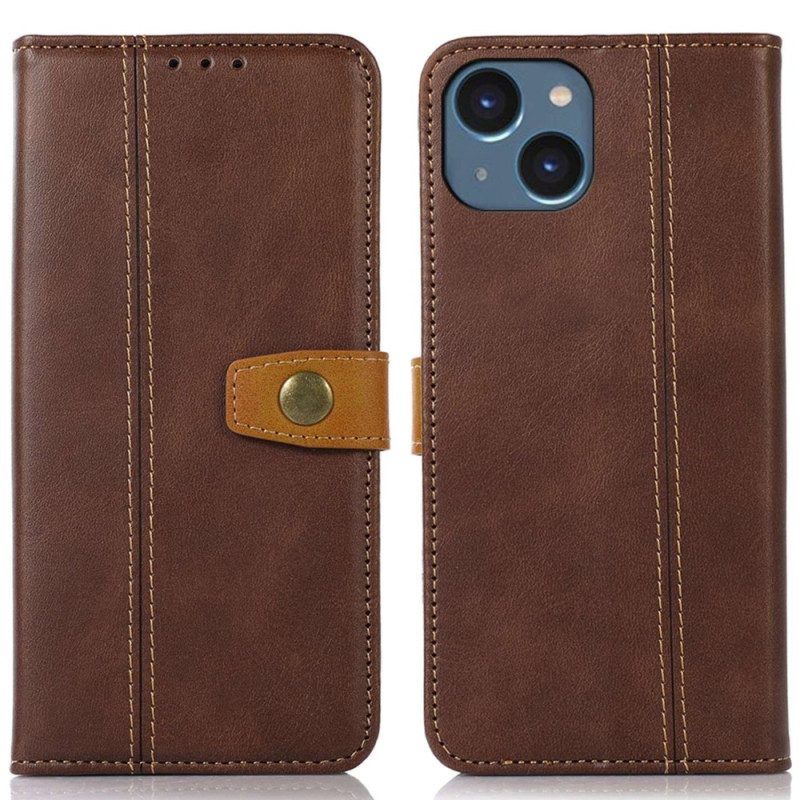 Folio-hoesje voor iPhone 14 Plus Geweven Band