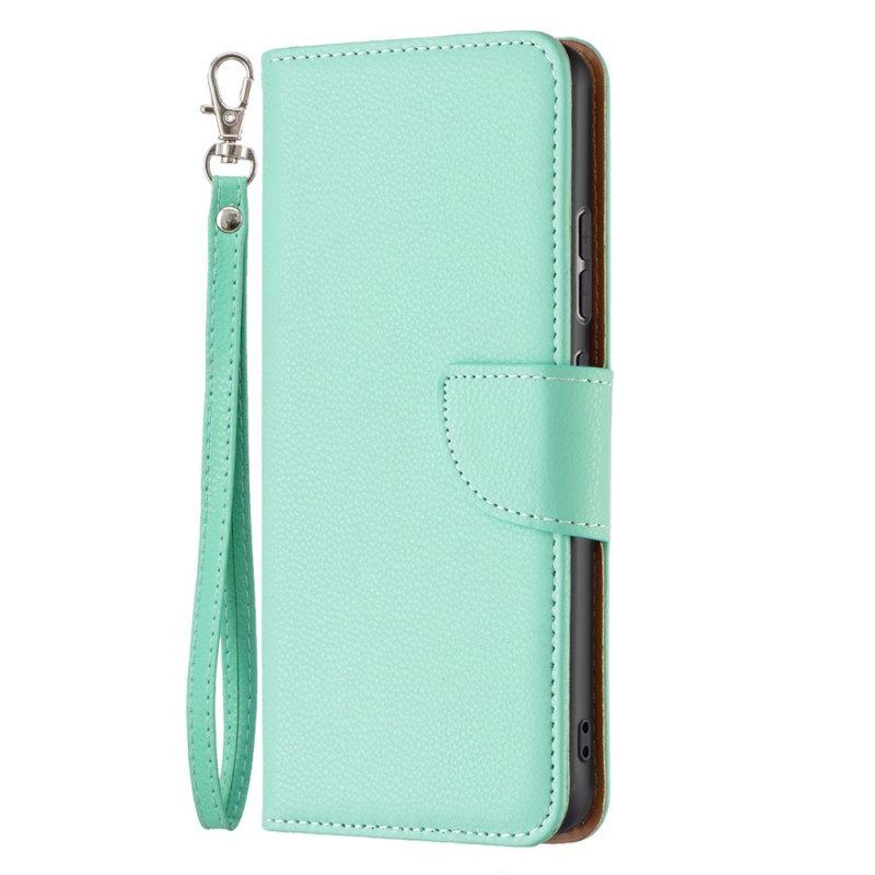 Folio-hoesje voor Xiaomi 12 / 12X Flip Case Lychee Rabat Schuin