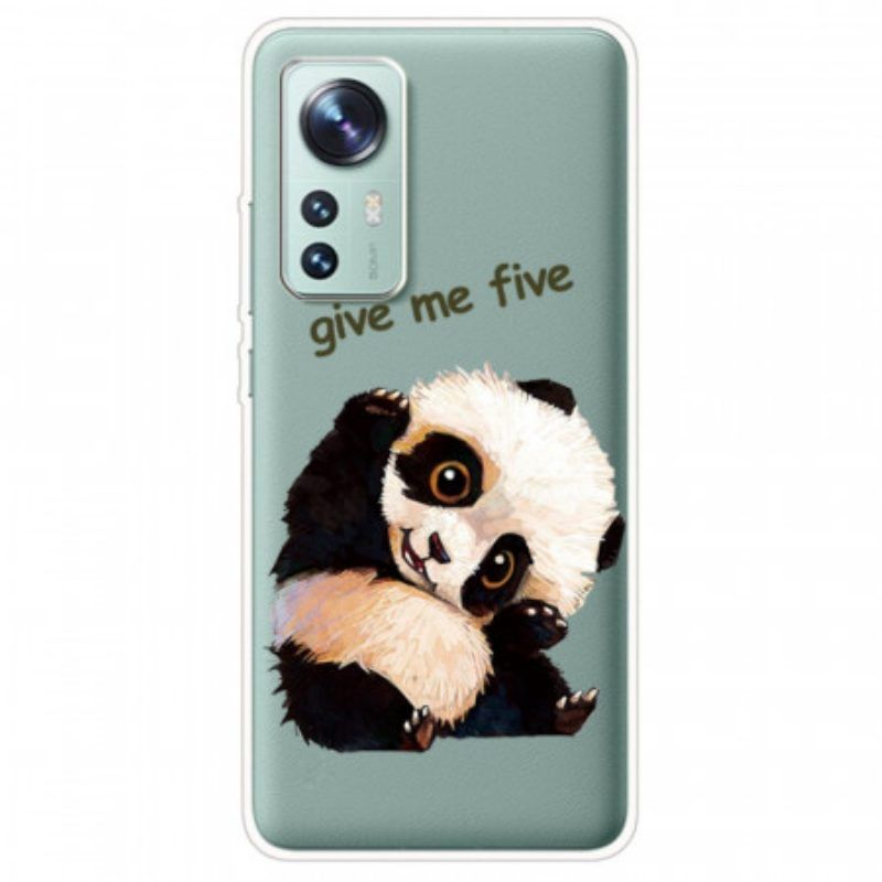 Hoesje voor Xiaomi 12 / 12X Panda Geef Me Vijf