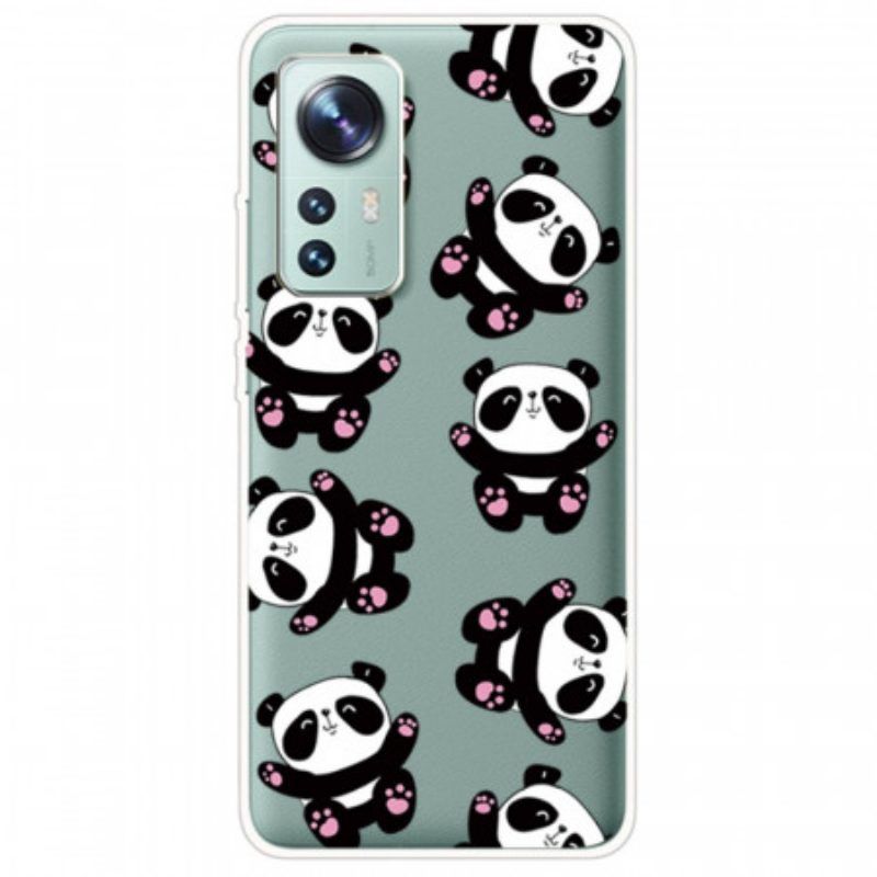 Hoesje voor Xiaomi 12 / 12X Top Panda's Plezier