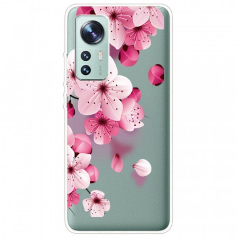 Telefoonhoesje voor Xiaomi 12 / 12X Kleine Roze Bloemen