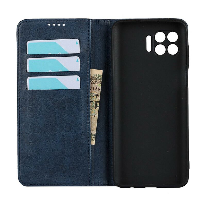 Folio-hoesje Voor Moto G 5g Plus Fijne Leerstijl