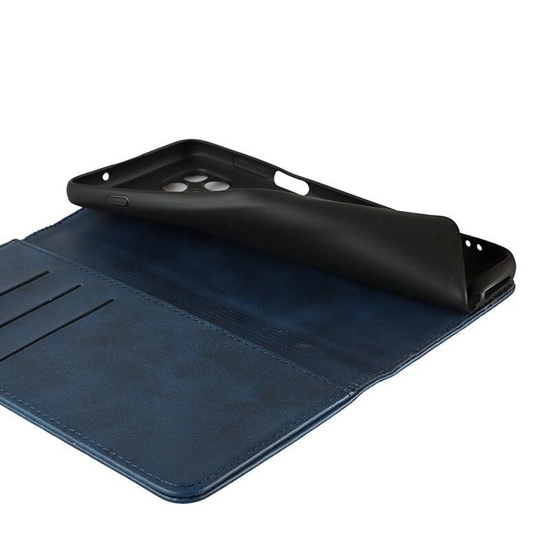 Folio-hoesje Voor Moto G 5g Plus Fijne Leerstijl