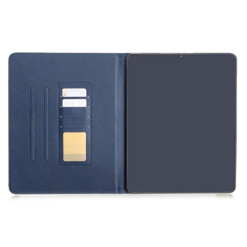Case iPad Pro 12.9" (2018) (2020) Rood Zwart Geometrische Vormen