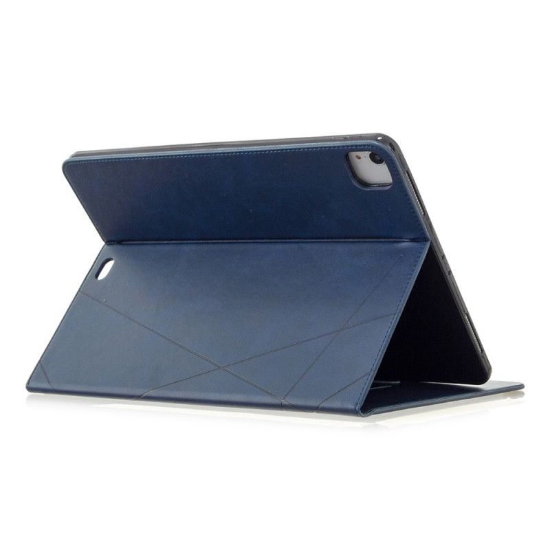 Case iPad Pro 12.9" (2018) (2020) Rood Zwart Geometrische Vormen