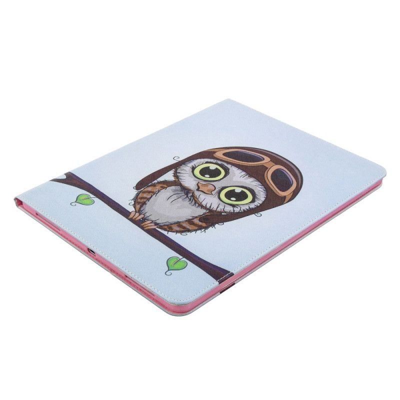 Cover Folio-hoesje iPad Pro 12.9" (2018) (2020) Donkerblauw Telefoonhoesje Printpatroon Uilen