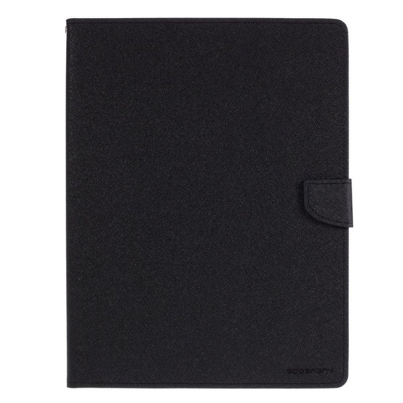 Flip Case Leren iPad Pro 12.9" (2018) (2020) Rood Zwart Kwikganzend Leer