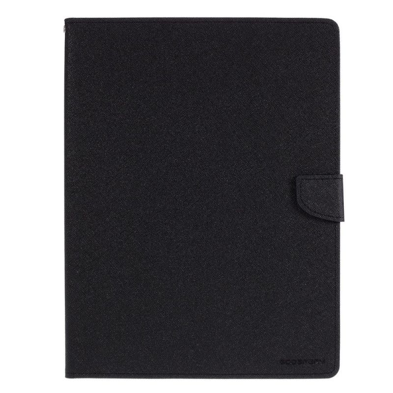 Flip Case Leren iPad Pro 12.9" (2018) (2020) Rood Zwart Kwikganzend Leer