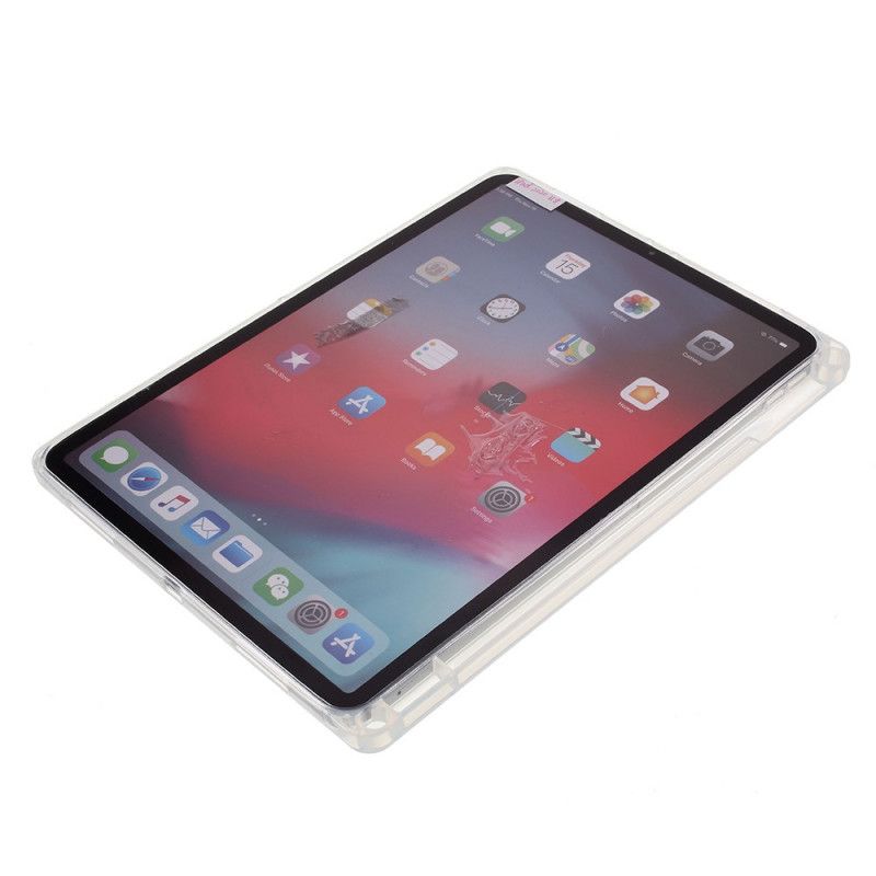 Hoesje iPad Pro 12.9" (2018) (2020) Transparante Potloodhouder
