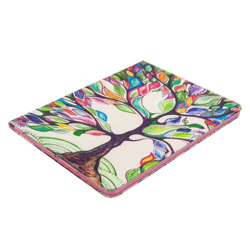 Leren Hoesje iPad Pro 12.9" (2018) (2020) Printpatroon Bloemenboom