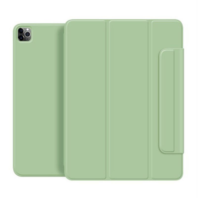 Leren Hoesje iPad Pro 12.9" (2018) (2020) Roze Zwart Telefoonhoesje Kunstnappaleer