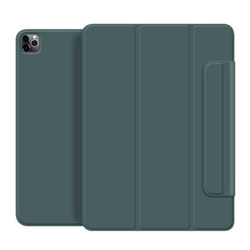 Leren Hoesje iPad Pro 12.9" (2018) (2020) Roze Zwart Telefoonhoesje Kunstnappaleer