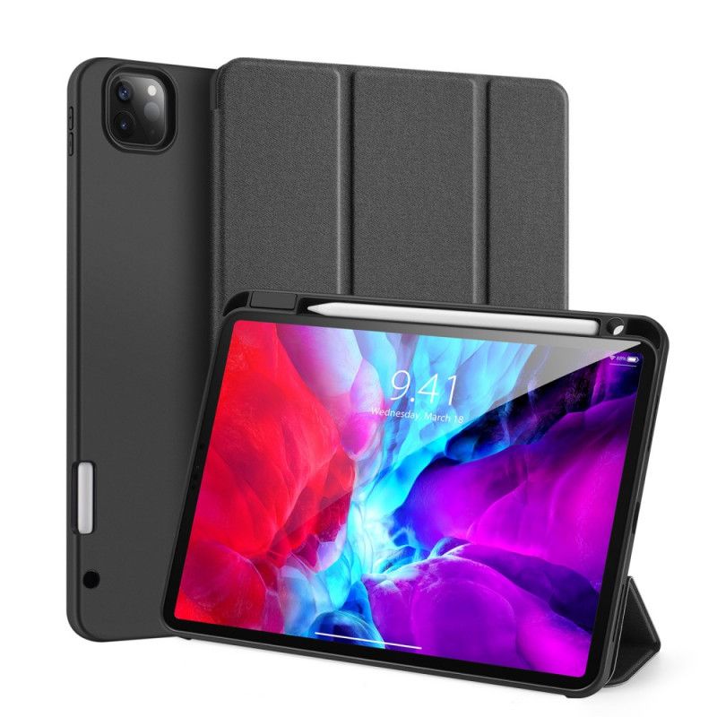 Smart Case iPad Pro 12.9" (2018) (2020) Donkerblauw Dux Ducis Kunstleer