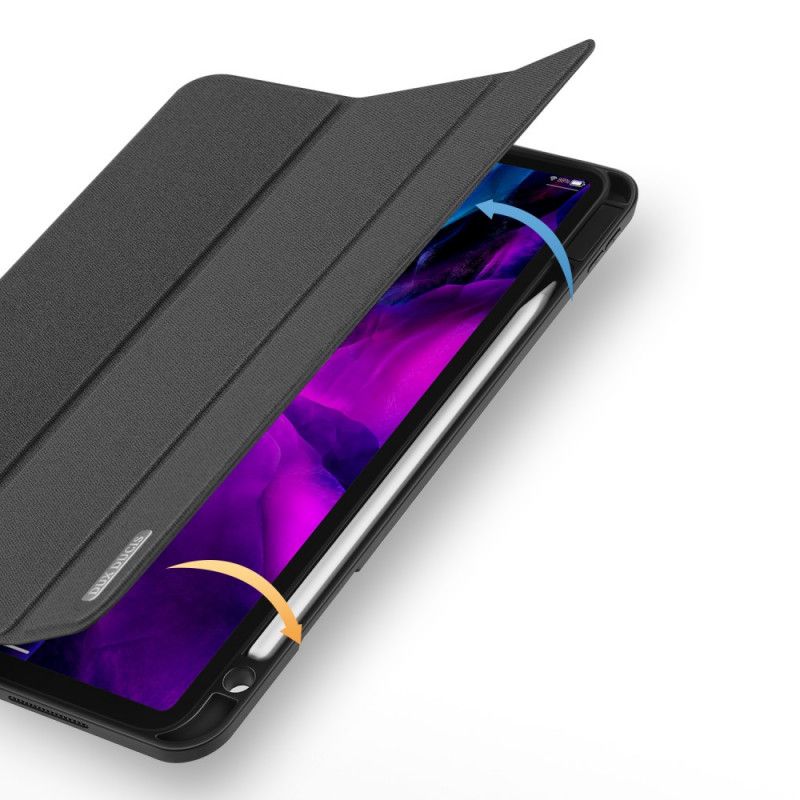 Smart Case iPad Pro 12.9" (2018) (2020) Donkerblauw Dux Ducis Kunstleer