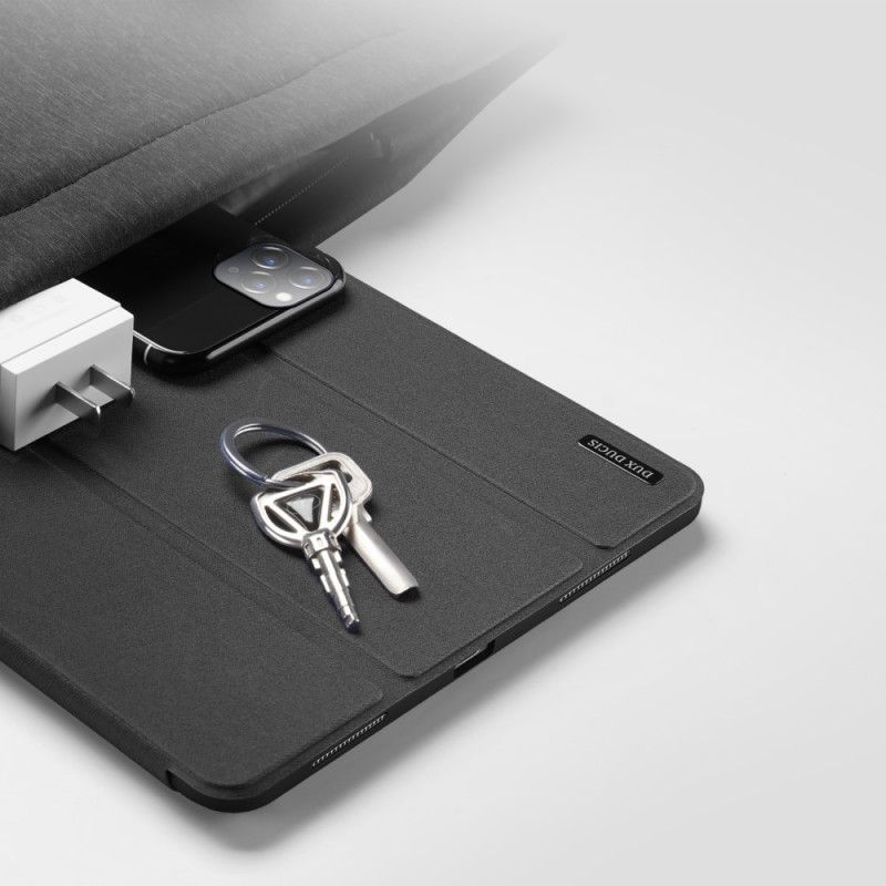Smart Case iPad Pro 12.9" (2018) (2020) Donkerblauw Dux Ducis Kunstleer