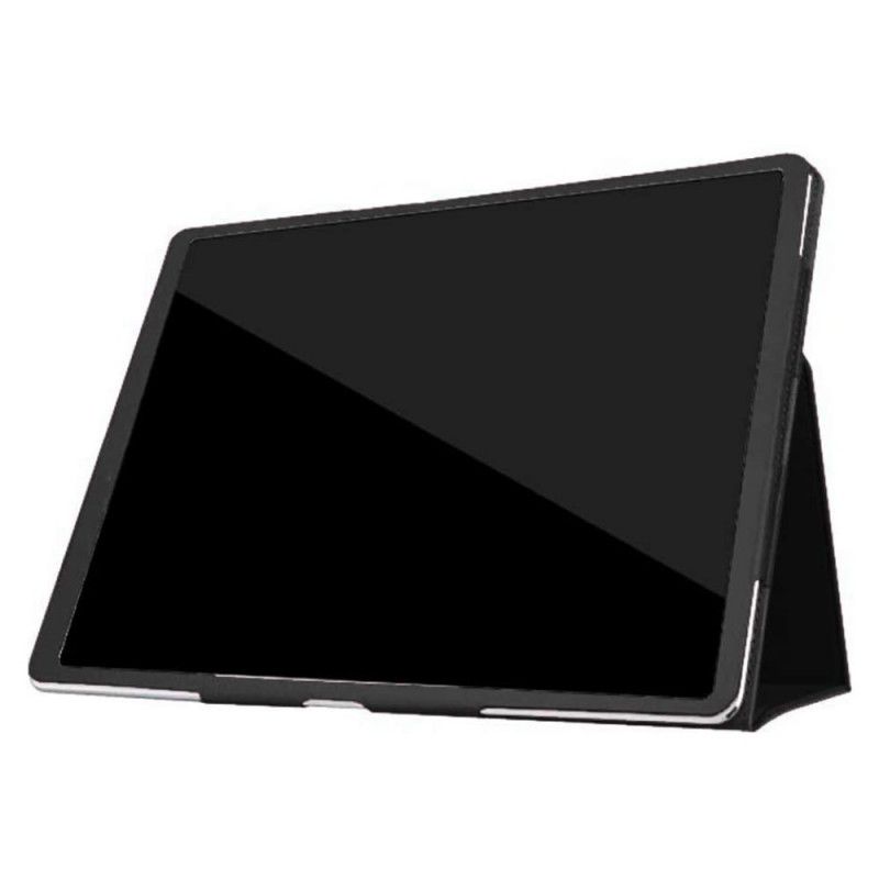 Smart Case iPad Pro 12.9" (2018) (2020) Rood Zwart Lychee-Oppervlak
