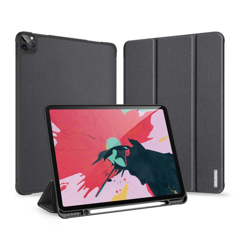 Smart Case iPad Pro 12.9" (2018) (2020) Roze Zwart Dux Ducis Domo Serie