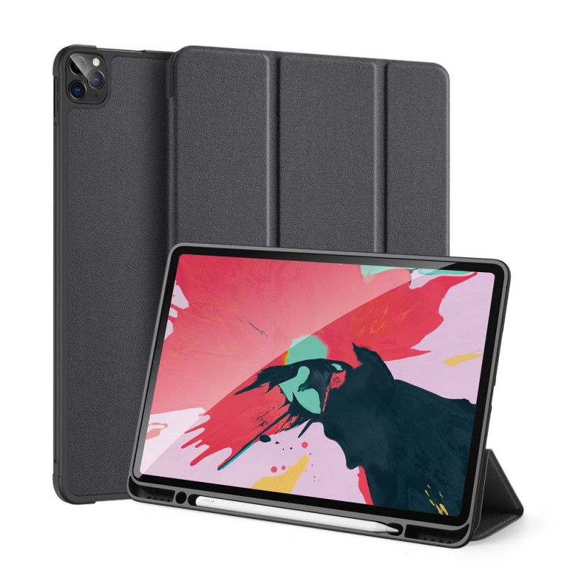 Smart Case iPad Pro 12.9" (2018) (2020) Roze Zwart Dux Ducis Domo Serie